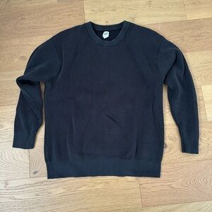 Gap fisherman sweater knit black xl